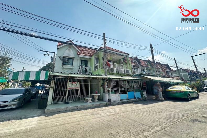 ขายทาวน์โฮมนนทบุรี บางใหญ่ บางบัวทอง : ขายทาวน์เฮ้าส์ 2 ชั้น หมู่บ้านนครทองปาร์ควิว 3 ถนนบางบัวทอง-สุพรรณบุรี นนทบุรี หลังริม