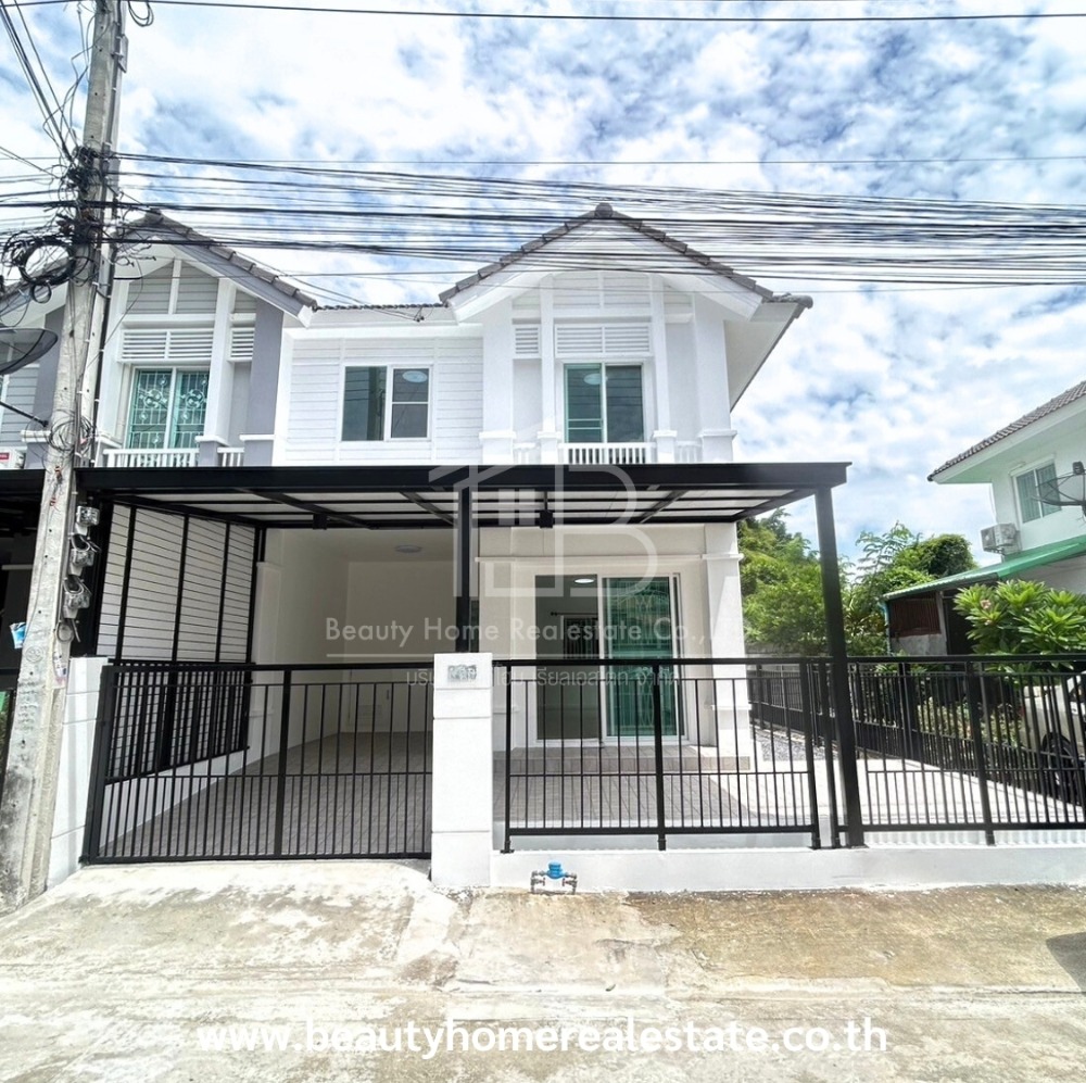 ขายทาวน์โฮมสมุทรปราการ สำโรง : บ้านพฤกษาวิลล์38 หลังมุม กิ่งแก้ว-หนามแดง บางนา-เทพารักษ์ ใกล้เมกะ รร.สารสาสน์