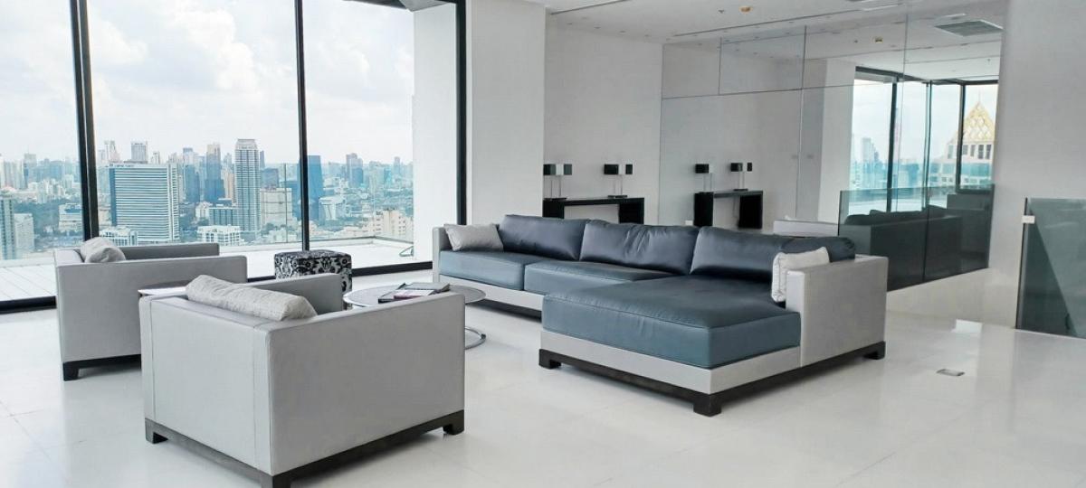 ขายคอนโดสาทร นราธิวาส : ขาย Duplex Penthouse ขนาด 507 ตร.ม พร้อมระเบียงใหญ่ 100 ตร.ม ใกล้สวนลุมพินี โซนสาทร