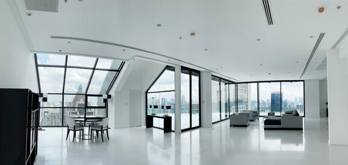 ขายคอนโดสาทร นราธิวาส : ขาย Duplex Penthouse ขนาด 507 ตร.ม พร้อมระเบียงใหญ่ 100 ตร.ม ใกล้สวนลุมพินี โซนสาทร