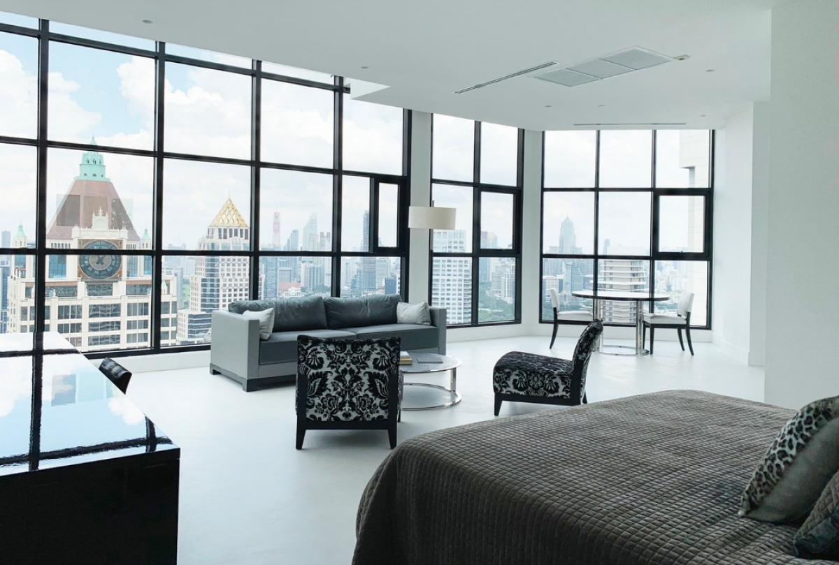 ขายคอนโดสาทร นราธิวาส : ขาย Duplex Penthouse ขนาด 507 ตร.ม พร้อมระเบียงใหญ่ 100 ตร.ม ใกล้สวนลุมพินี โซนสาทร