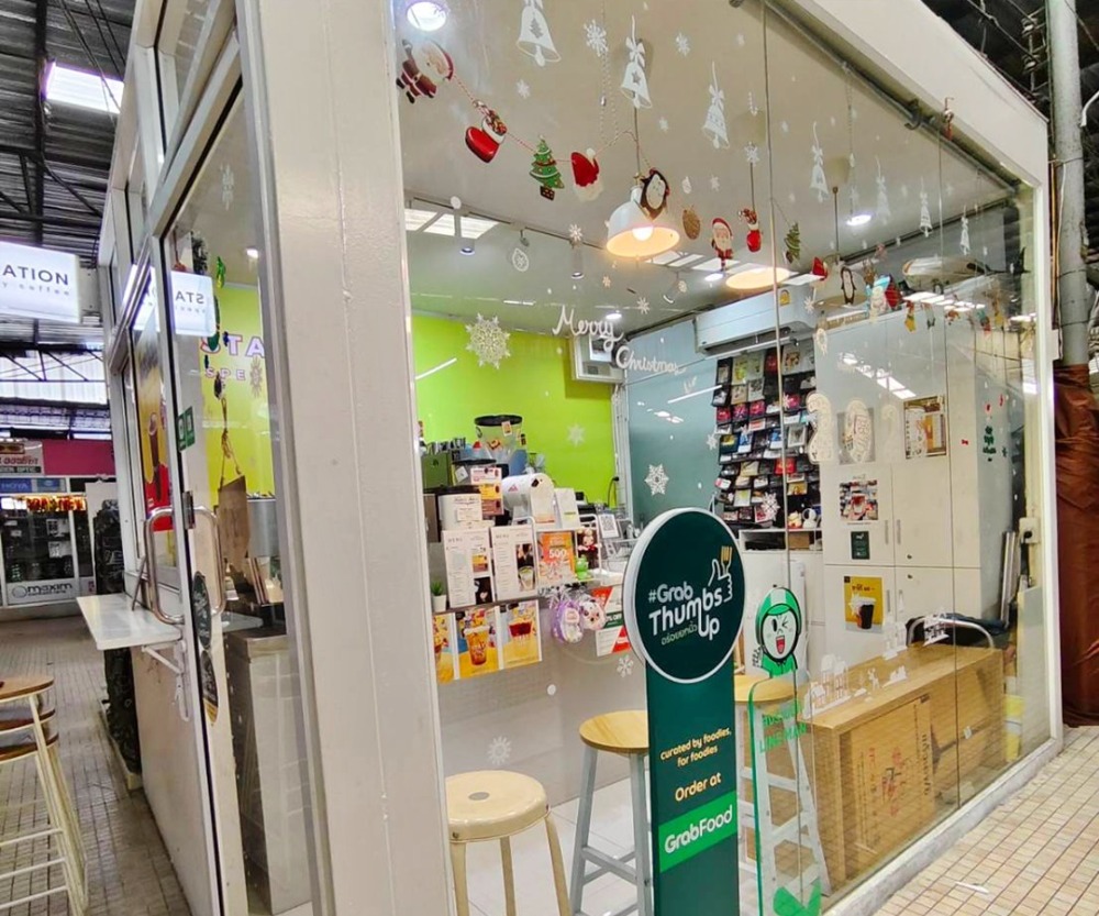 For LeaseholdRetail SpacePhutthamonthon, Salaya : Coffee shop for sale in Talat Ruamthap, Asoke Montri, Sukhumvit 21, App sales in the 6 digits every month