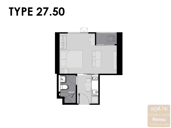 ขายคอนโดพระราม 9 เพชรบุรีตัดใหม่ RCA : Life Asoke - Rama 9 / Studio (FOR SALE), ไลฟ์ อโศก - พระราม 9 / ห้องสตูดิโอ (ขาย) TARN209 