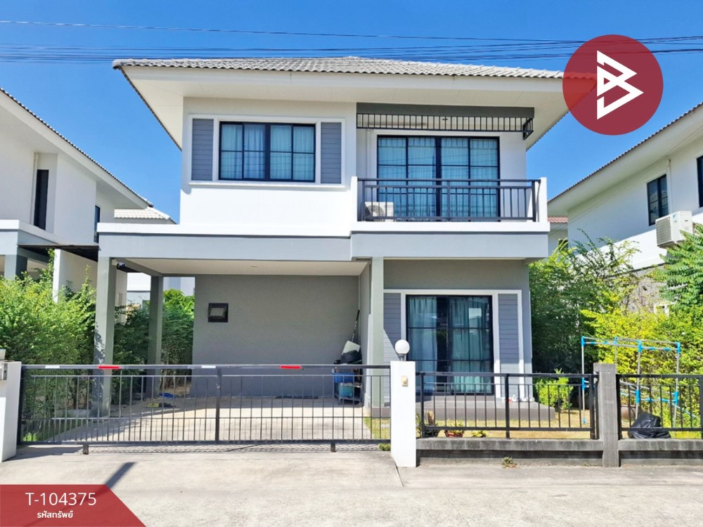 For SaleHouseChachoengsao : For sale: semi-detached house, Maruey Riverside Village, Bang Pakong, Chachoengsao