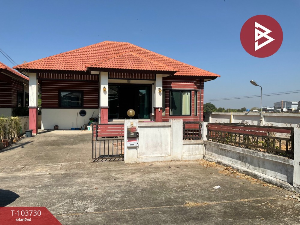 For SaleHouseChachoengsao : Single house for sale, Siam Green Ville Village, Chachoengsao, ready to move in
