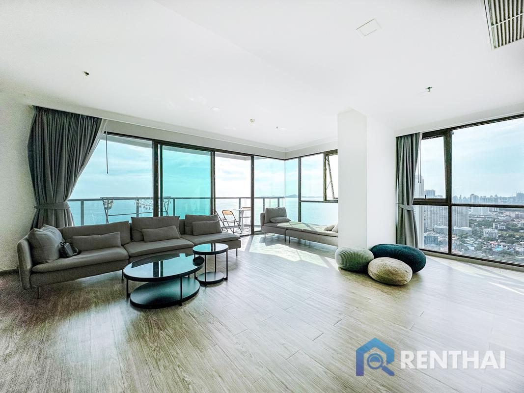 For SaleCondoPattaya, Bangsaen, Chonburi : Luxurious 3bed Aeras Condo in Pattaya; Fully Furnished, Gym, Pools, Security- 19.500.000 Thb