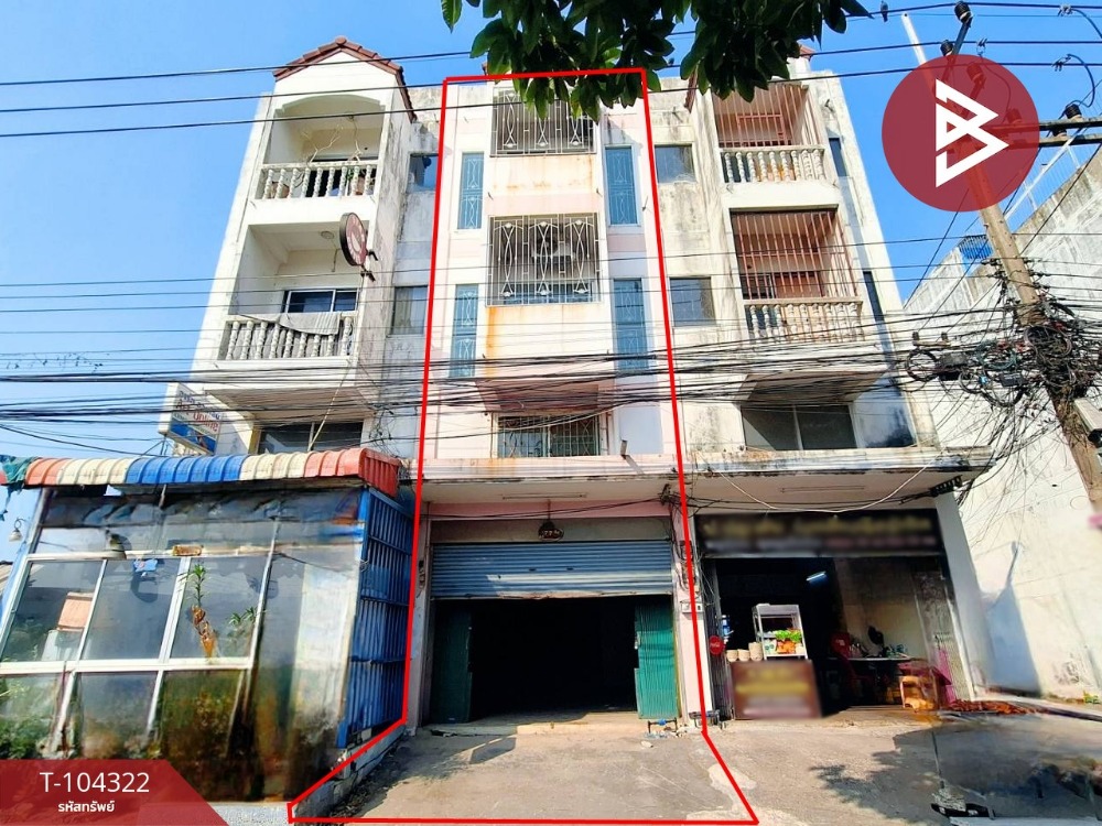 For SaleShop HousePathum Thani,Rangsit, Thammasat : Commercial building for sale, 3 floors, area 17 square wah, Thanyaburi, Pathum Thani