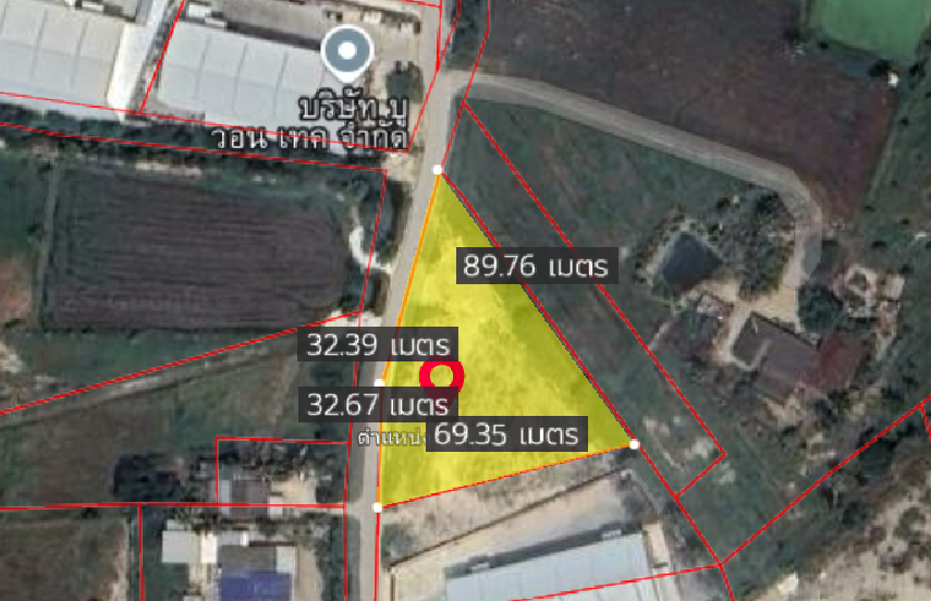 For SaleLandPattaya, Bangsaen, Chonburi : Land with Factory Nong Bon Daeng Ban Bueng / (SALE) AA204