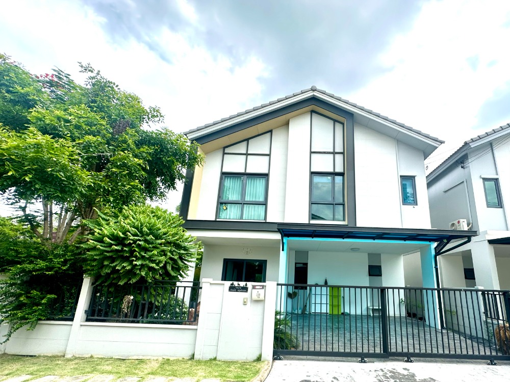 ให้เช่าบางนา แบริ่ง ลาซาล : ให้เช่าบ้านแฝด หลังมุม ใหม่ เฟอร์ครบ Sense Bangna -Suvanabhumi Soi Kingkaew 29
