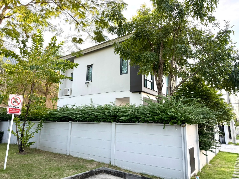 For RentBangna, Bearing, Lasalle : For rent: semi-detached house, corner unit, new, fully furnished, Sense Bangna - Suvanabhumi Soi Kingkaew 29