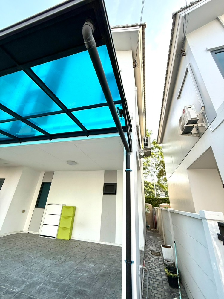 For RentBangna, Bearing, Lasalle : For rent: semi-detached house, corner unit, new, fully furnished, Sense Bangna - Suvanabhumi Soi Kingkaew 29