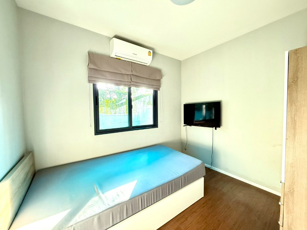 For RentBangna, Bearing, Lasalle : For rent: semi-detached house, corner unit, new, fully furnished, Sense Bangna - Suvanabhumi Soi Kingkaew 29