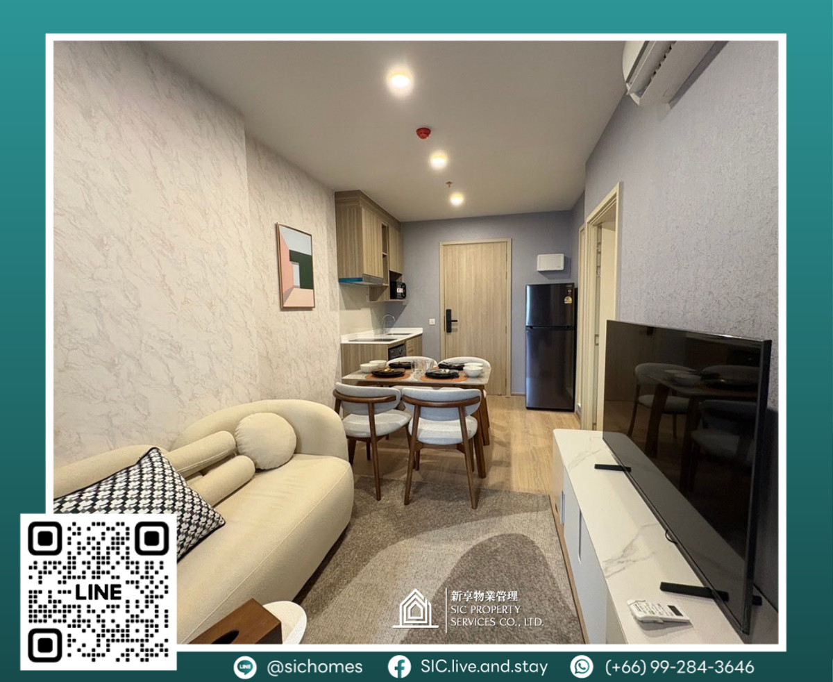 For RentCondoKhlongtoei, Kluaynamthai : Condo for Rent: Life Rama4 - Asoke ✨ Brand-new unit, beautifully decorated and fully furnished, ready to move in! 
