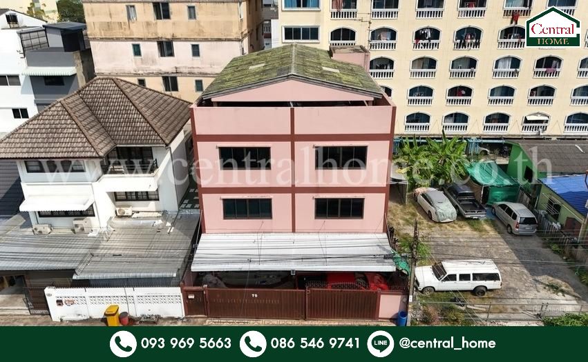For SaleHouseLadprao101, Happy Land, The Mall Bang Kapi : 3-storey detached house, 54 square wah, Lat Phrao 136, Khlong Chan, cheap price