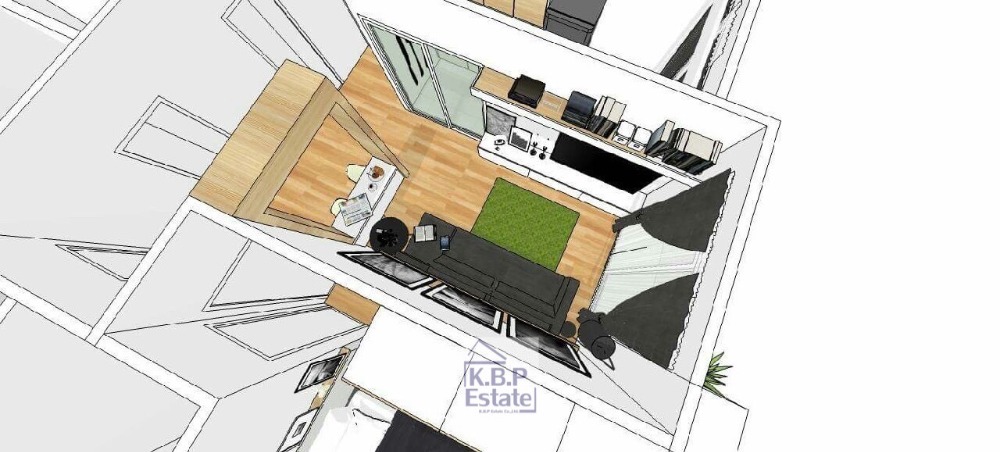 For SaleCondoSathorn, Narathiwat : Condo for sale Supalai Lite Sathorn-Charoen Rat Area 91.07 Sqm. Well decorated Type 2 bedrooms, 2 bathrooms, fixed parking space