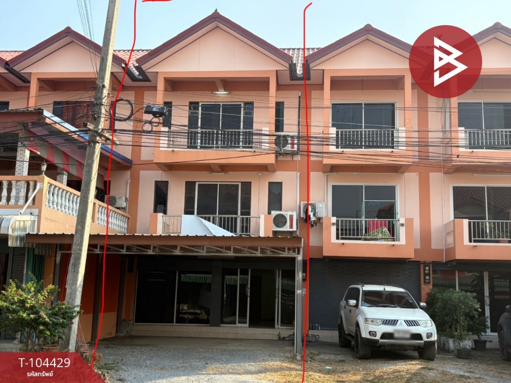 For SaleShop HouseAyutthaya : Commercial building for sale, 3 floors, area 32 sq m, Sampao Lom, Phra Nakhon Si Ayutthaya