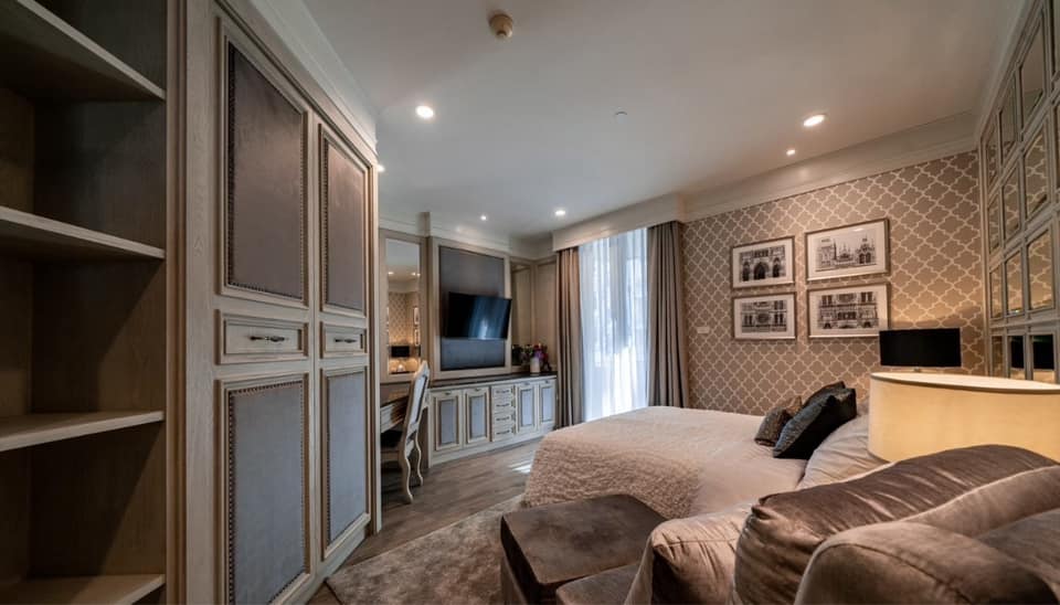 For RentCondoWitthayu, Chidlom, Langsuan, Ploenchit : Condo The Park Chidlom, beautiful room, fully furnished, ready to rent