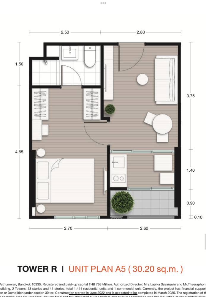 ขายดาวน์คอนโดพระราม 9 เพชรบุรีตัดใหม่ RCA : 🔥HOT PRICE🔥NUE District R9 ห้องขนาด 30.79 ตร.ม (ชั้น24) ราคาคุ้มสุดๆ