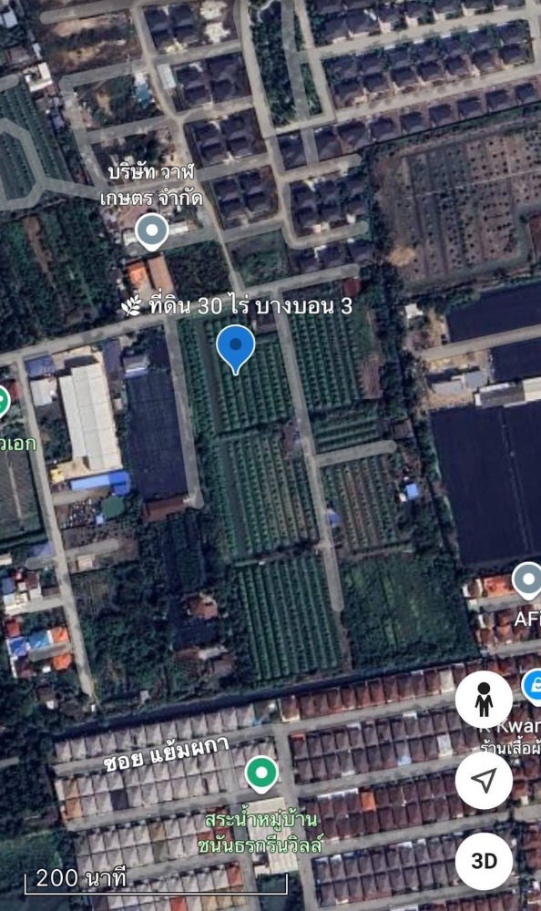 ให้เช่าที่ดินบางแค เพชรเกษม : ให้เช่าที่ดินเปล่ายังไม่ถม เช่าระยะยาว 15 ปี ให้เช่า 1-5 ไร่ ไร่ละ 8,000 บาท อยู่ในซอยเลียบคลองภาษีเจริญฝั่งใต้ซอย 3