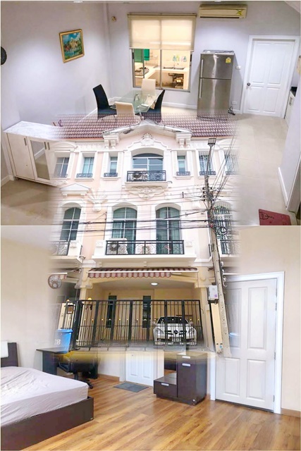For RentTownhomeSapankwai,Jatujak : BonMarche 1.9km. St. Stephen's Inter School 900m. 3-storey townhouse 3bed BTS Ratchayothin 1.9 km