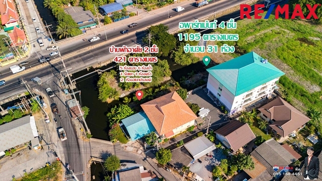 ขายกิจการโรงแรม & กิจการอพาร์ตเมนต์มหาชัย สมุทรสาคร : ขายอพาร์ทเม้นท์ติดถนนเอกชัย-พระราม2 และบ้านพักอาศัย ผู้เช่าคนไทย ใบอนุญาตพร้อมสานต่อกิจการ