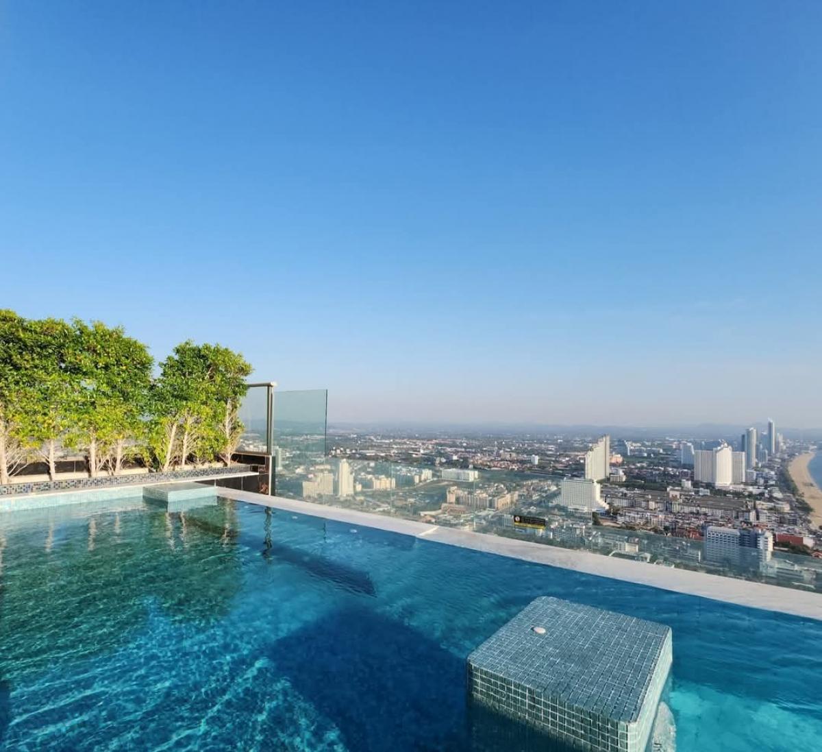 ให้เช่าคอนโดพัทยา บางแสน ชลบุรี สัตหีบ : ให้เช่า Copacabana 1ห้องนอน29 ตร.ม วิวทะเลชั้น 24 ตึกD /สัญญา1ปี เดือนละ 22,000 บาท