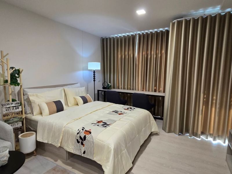 For RentCondoPathum Thani,Rangsit, Thammasat : For Rent D Condo Hype Rangsit Unit 50/46 (New Room)