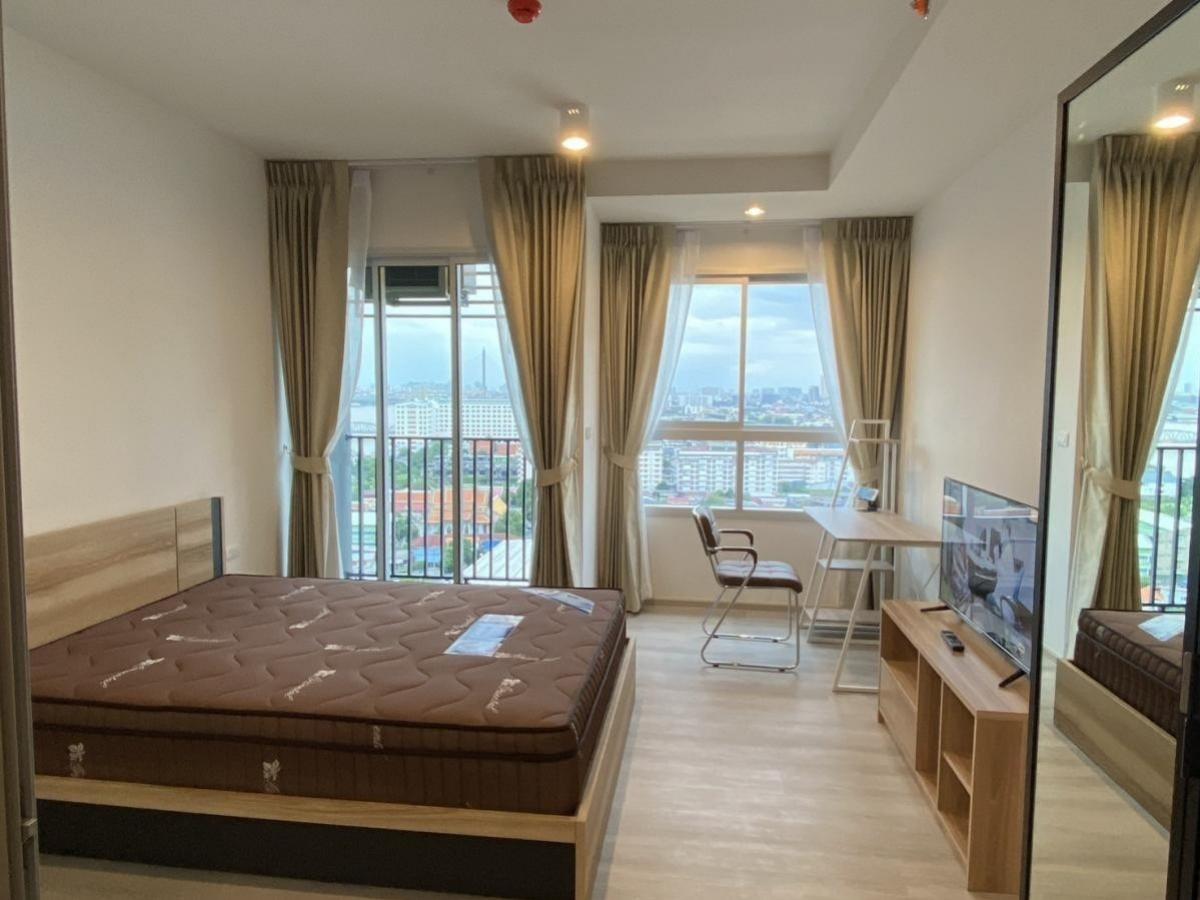 ให้เช่าคอนโดปิ่นเกล้า จรัญสนิทวงศ์ : 🏙️ให้เช่า ห้อง Studio วิวแม่น้ำ สะพานพระราม๘@ideoCh70 เฟอร์ฯ-คช.ไฟฟ้า พร้อม ทัก📲or Line: 0616395225