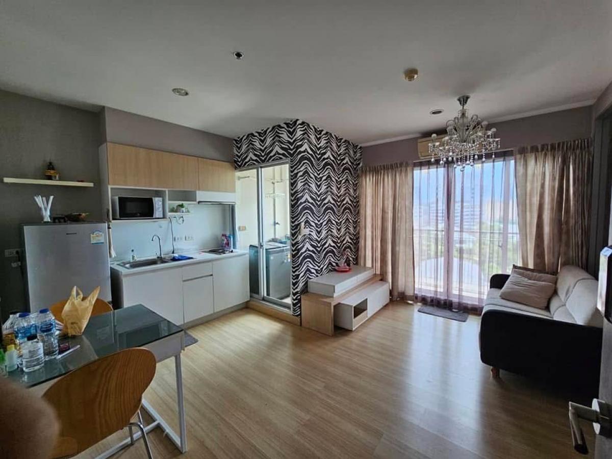 For RentCondoBangna, Bearing, Lasalle : Main topic: 🌱For rent The Parkland srinakarin lakeside (The Parkland Srinakarin Lakeside) 🛏️ 1 bedroom 🛁 1 bathroom 🛋️ 1 living room, size 36 sq m., Building 2, 8th floor ✨ Price 8,500 baht ✨