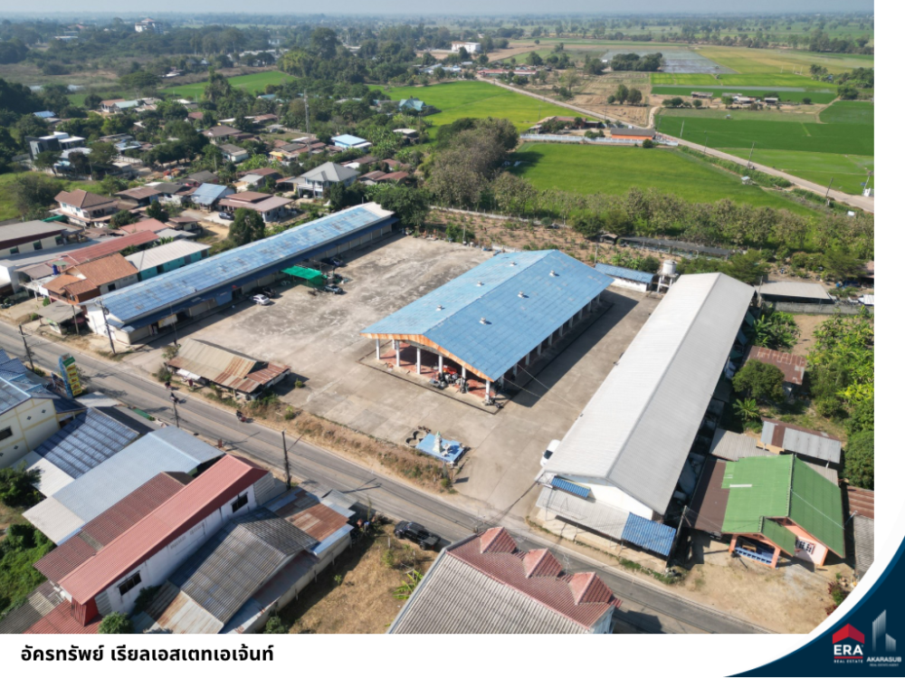 For SaleLandPhitsanulok : Land for sale with buildings, 4 rai, 1 ngan, 48 sq m, near Rajamangala University of Technology Lanna