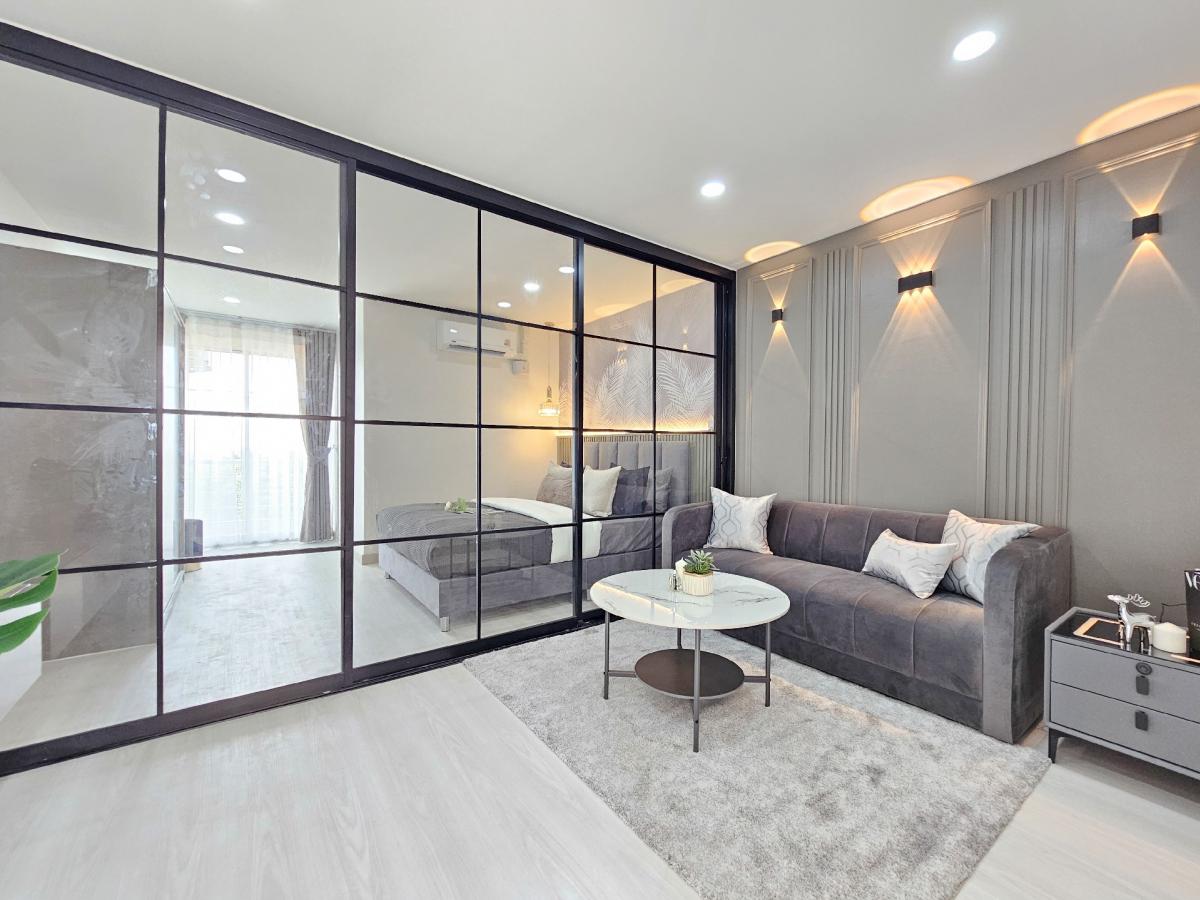 ขายคอนโดพัฒนาการ ศรีนครินทร์ : ขายอ่อนนุชเพลสคอนโด  ห้องแต่งใหม่ น่าอยู่ เฟอร์นิเจอร์ครบราคา 1,290,000 บาท ซอยอ่อนนุช 46/2