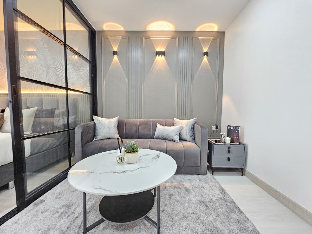 ขายคอนโดพัฒนาการ ศรีนครินทร์ : ขายอ่อนนุชเพลสคอนโด  ห้องแต่งใหม่ น่าอยู่ เฟอร์นิเจอร์ครบราคา 1,290,000 บาท ซอยอ่อนนุช 46/2