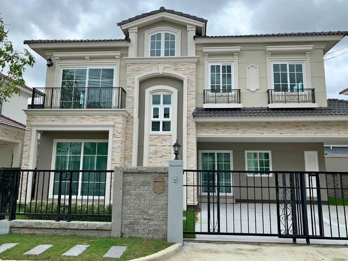 For RentHouseKaset Nawamin,Ladplakao : For rent: Luxury detached house, Grandio Ladproa-Kaset Nawamin project, Soi Nawamin 42