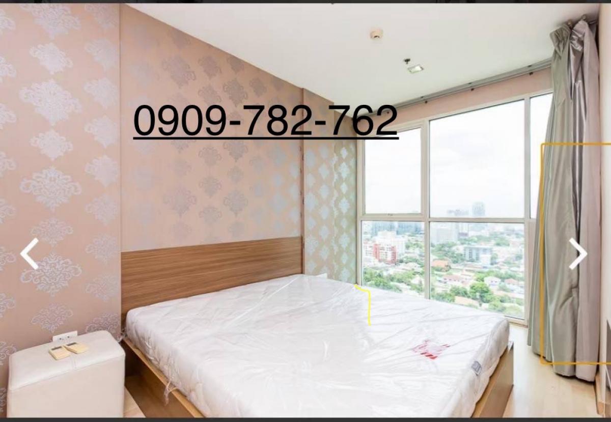 For SaleCondoSapankwai,Jatujak : Selling at a loss, guaranteed the cheapest price in the Ideo Mix Phahon Yothin project, best location in this area, 0 meters from Saphan Khwai BTS, 1 bedroom, 38 sq m, high floor, back view, call 0909-782-762