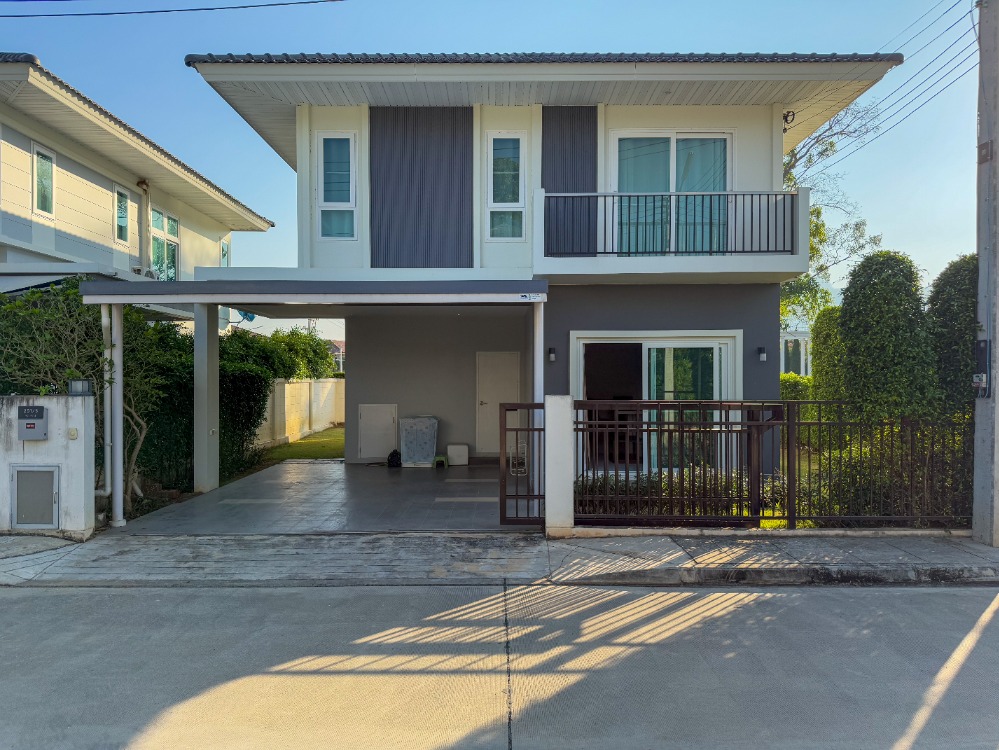 For RentHouseChiang Mai : New house for rent in Supalai Bella Mae Rim, Chiang Mai project, 4 bedrooms, corner house, mountain view