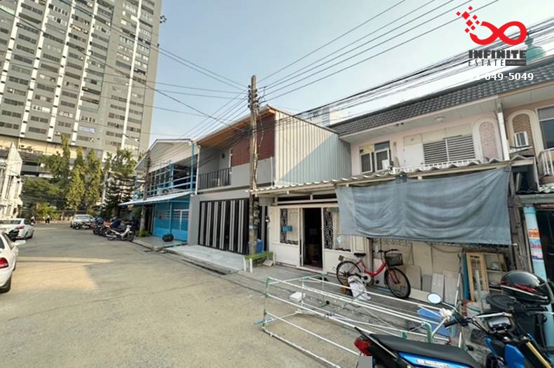 For SaleTownhomeRama9, Petchburi, RCA : Townhouse for sale, 2 floors, 25 square wah, Soi Ratchada 7, Intersection 1-2, Ratchadaphisek Road