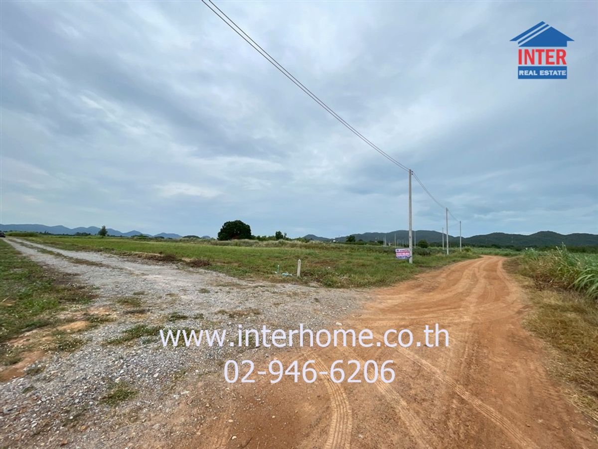 For SaleLandHuahin, Prachuap Khiri Khan, Pran Buri : 1 rai of vacant land near the Hua Hin water retardation weir, Phetkasem Road (37) AH2, Road 4010, Hua Hin, Prachuap Khiri Khan
