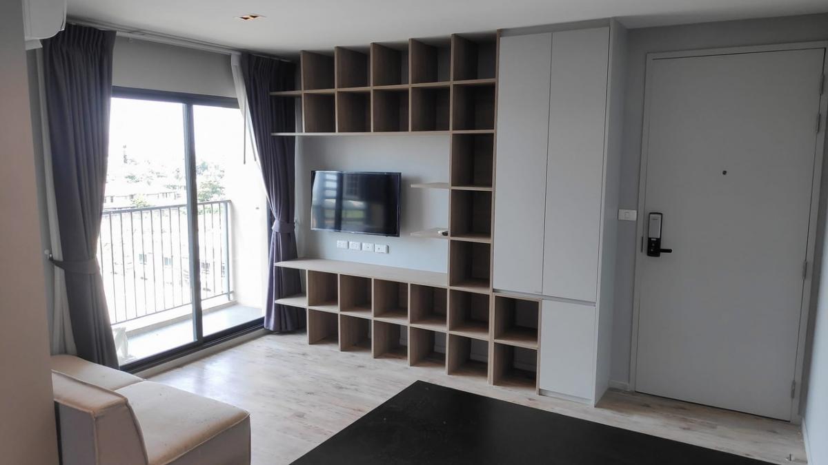 For RentCondoBangna, Bearing, Lasalle : For rent: Aspen Lasalle (Aspen Lasalle), 1 bedroom, 1 bathroom, 35 sq m, 8th floor, Building B1, price 12,000 baht, upper floor, beautiful open view, corner room
