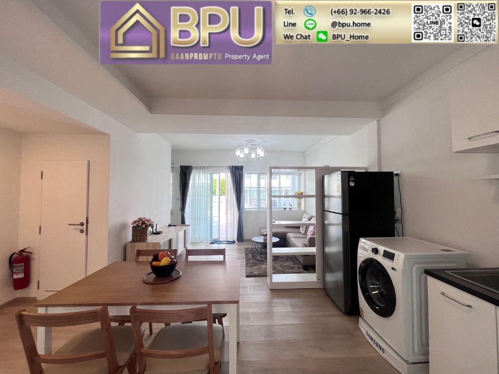 For RentHouseBangna, Bearing, Lasalle : **2 Bedrooms Townhome for Rent ** Indy 2 Bangna-Ramkhamhaeng2 Near Mega Bangna