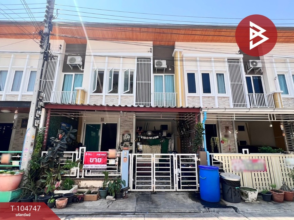 For SaleTownhomePattanakan, Srinakarin : Townhouse for sale, Golden Town Village, Srinakarin-Sukhumvit, Samut Prakan