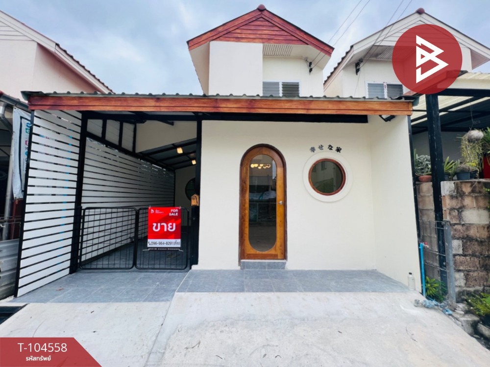For SaleHouseSamut Songkhram : Single house for sale, Lad Yai Eua-Athorn Village, Samut Songkhram
