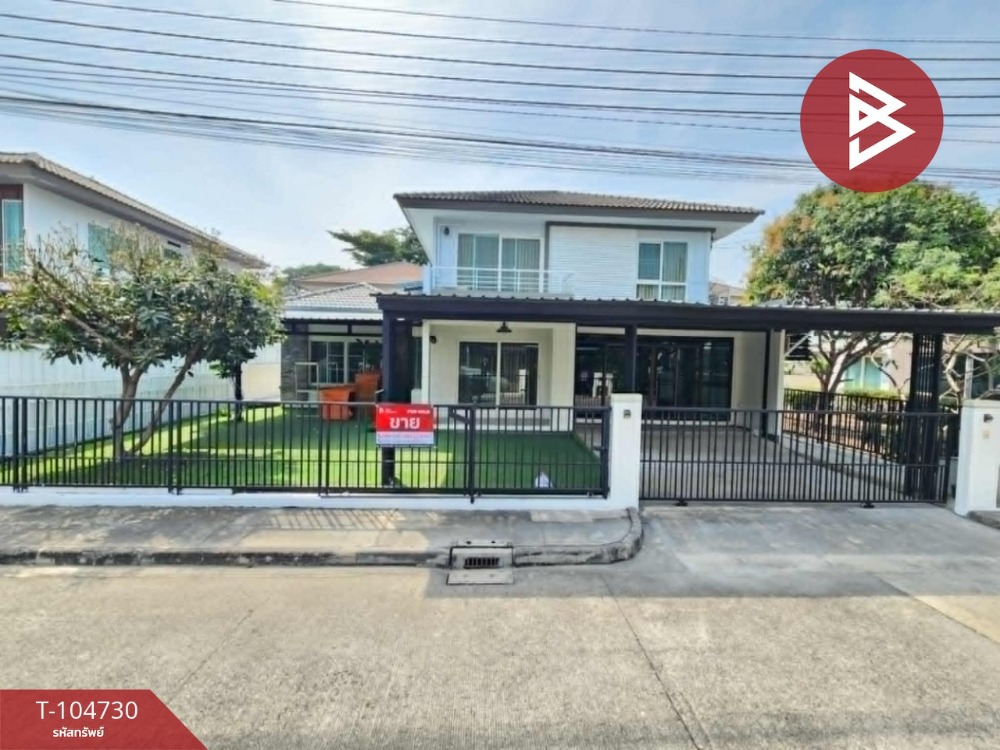 For SaleHouseSamut Prakan,Samrong : Single house for sale, Chollada Suvarnabhumi Village, Samut Prakan