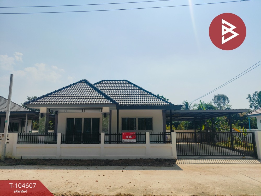 For SaleHouseChachoengsao : Single-storey detached house for sale, area 54.8 sq w, Phanom Sarakham, Chachoengsao