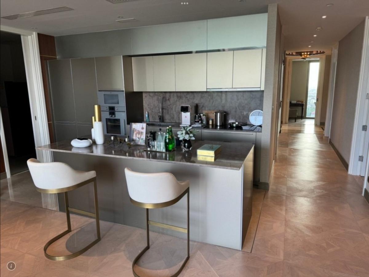 For SaleCondoWongwianyai, Charoennakor : 📢👇For sale 3 bedrooms at  The Residences at Mandarin Oriental Bangkok , super luxury condominium by the river, long big balcony with river view, fully furnished by Joyce Wang , near Icon Siam, BTS Saphan Taksin