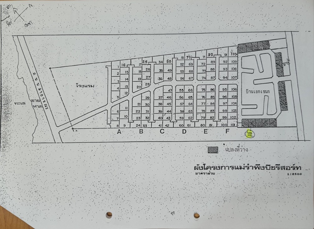 ขายที่ดินระยอง : ขายด่วนที่ดินเปล่า ม.เอกเขนก หาดแม่รำพึง  ต.ตะพง อ.เมือง จ.ระยอง