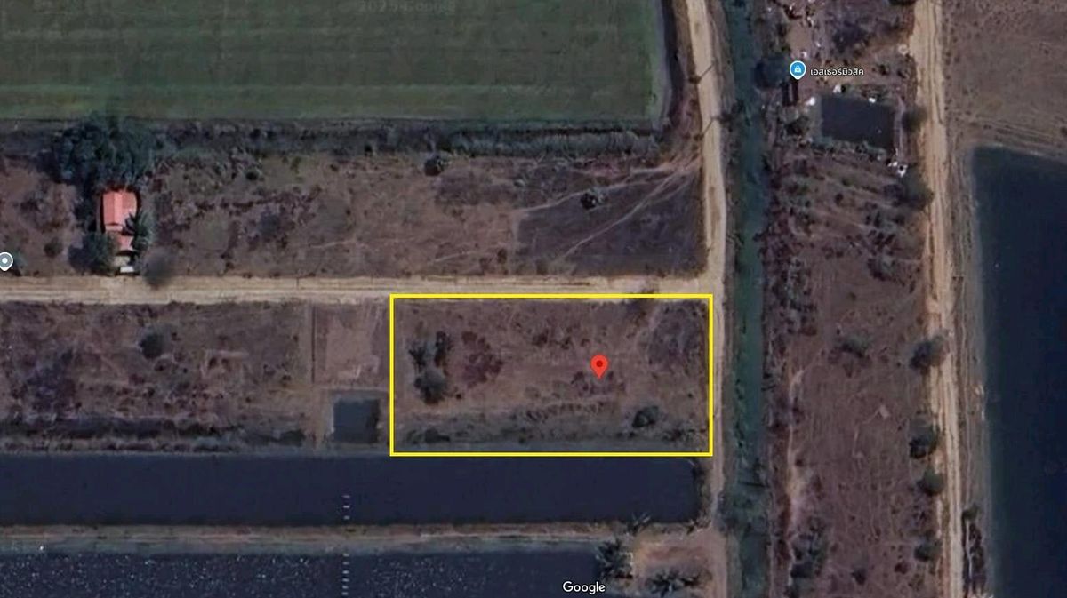 For SaleLandAyutthaya : Land, Arisara Garden Village, Ayutthaya Province, area 700 square wah, on the road, with water and electricity: 1.75 million baht (can be sold separately)