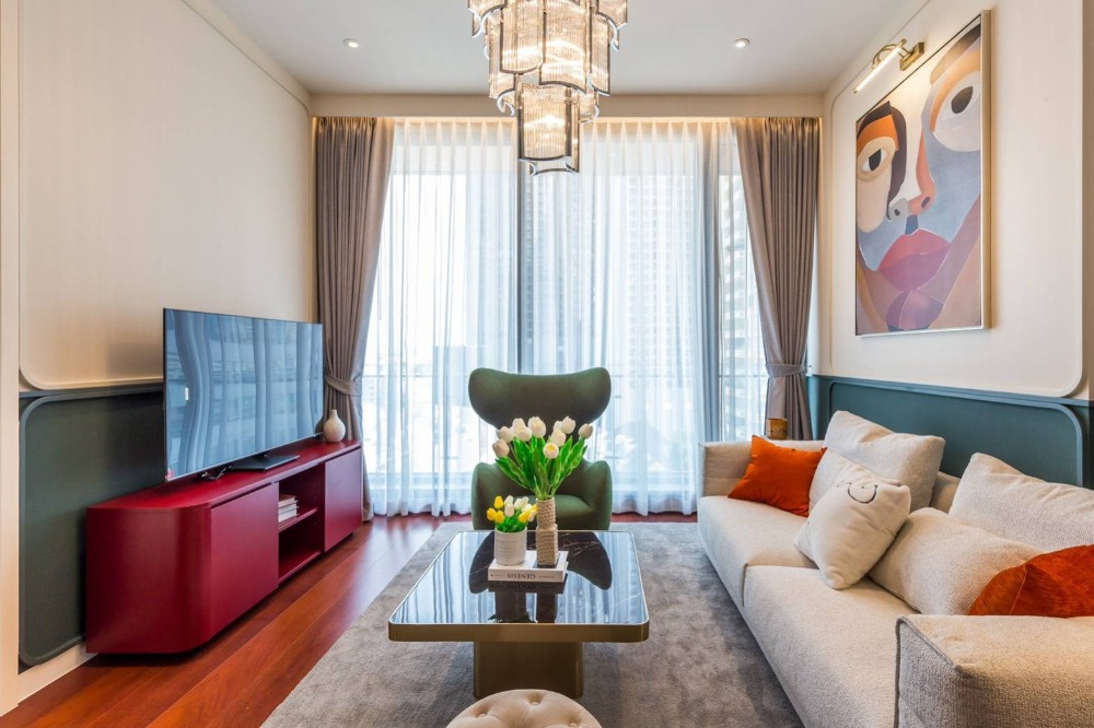 For RentCondoSukhumvit, Asoke, Thonglor : LTHC11788- Khun by Yoo FOR RENT Size 83 sqm. 2 beds 2 baths Near BTS Thong Lor Station ONLY 120K/Month