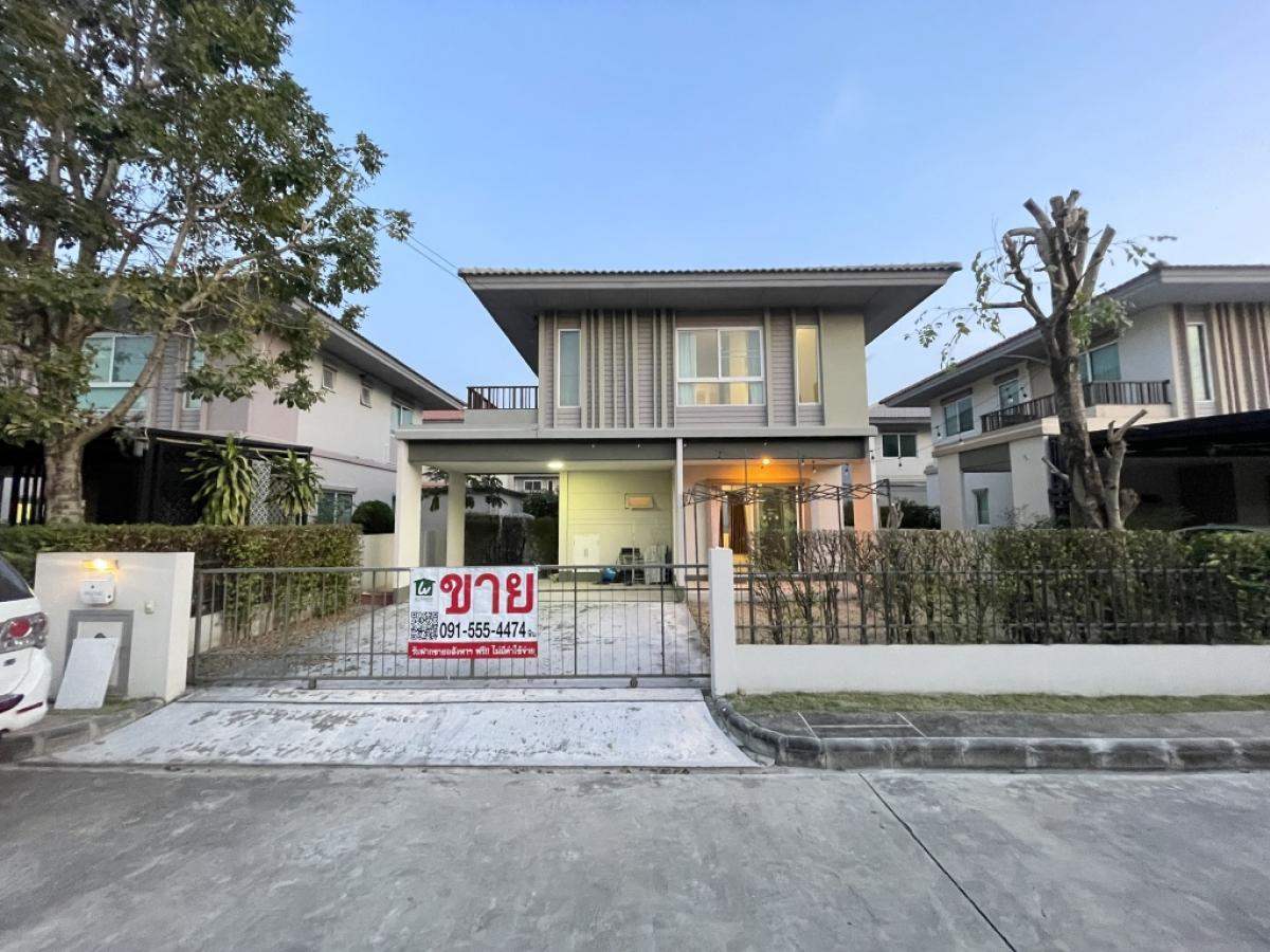 ขายบ้านพระราม 5 ราชพฤกษ์ บางกรวย : ขายบ้านเดี่ยวสภาพดี ใกล้ clubhouse โครงการคณาสิริ ชัยพฤกษ์-วงแหวน แบรนด์คุณภาพจากแสนสิริ