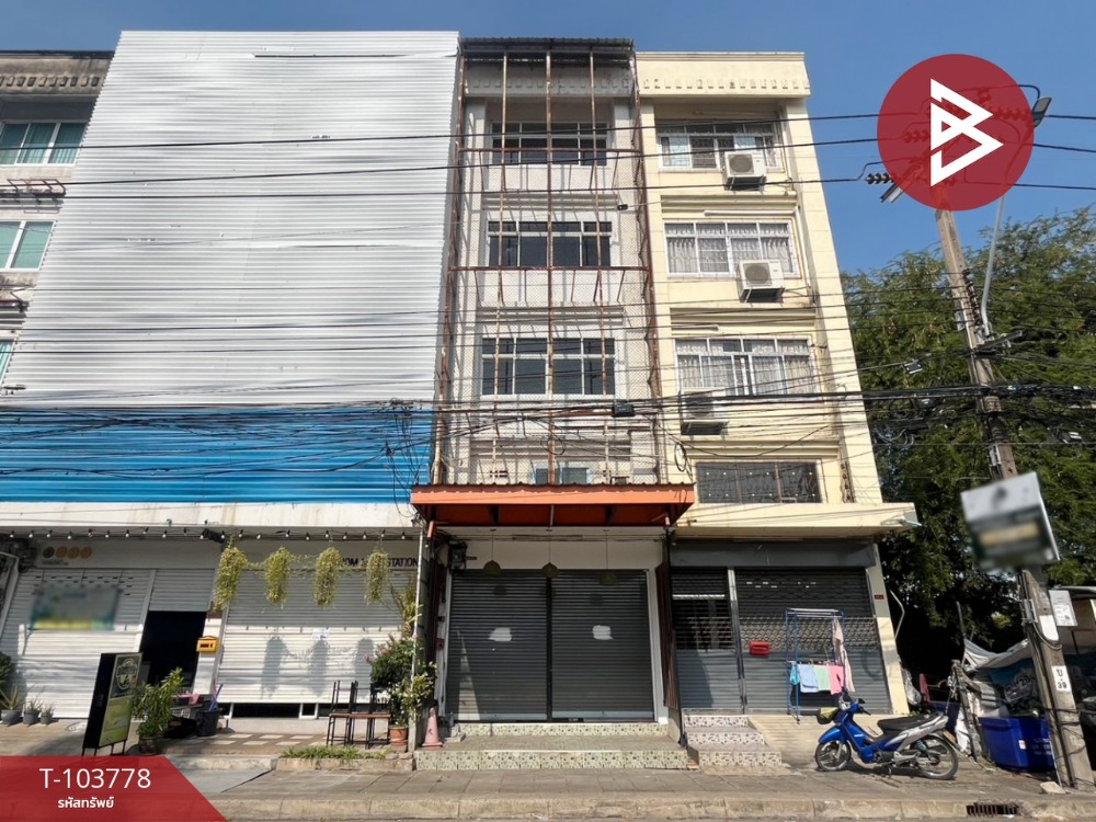 For SaleShop HouseLadkrabang, Suwannaphum Airport : Commercial building for sale, 4 floors, area 17 square wah, Prawet, Bangkok