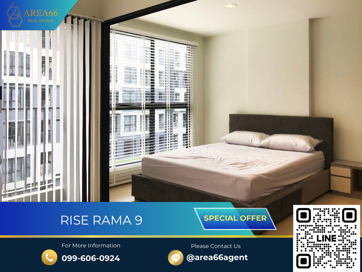 For SaleCondoRama9, Petchburi, RCA : 🔥 For sale, Rise Rama 9 Condo